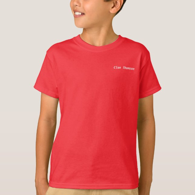 T-shirt de Thomson du clan de l'enfant (R-U) (Devant)