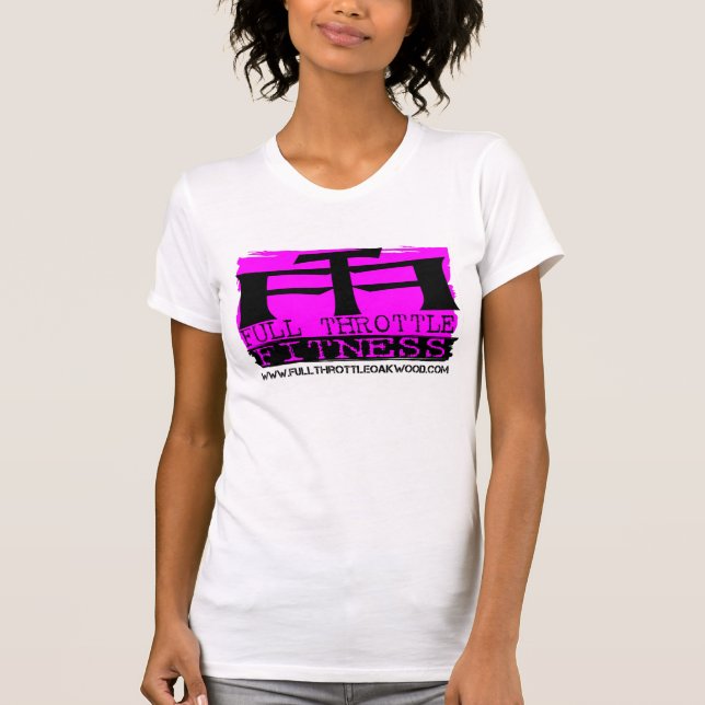 T-shirt de timbre de rose de forme physique de (Devant)