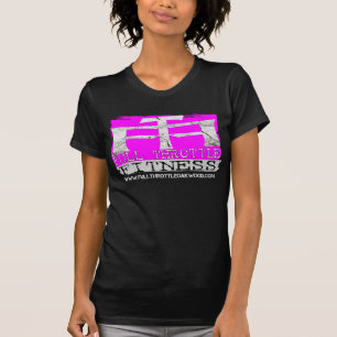 T-shirt de "timbre" de rose de forme physique de