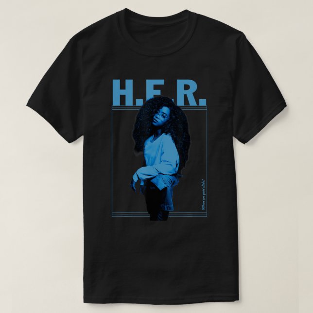 T-Shirt de tiroir pour hommes H.E.R. (Design devant)