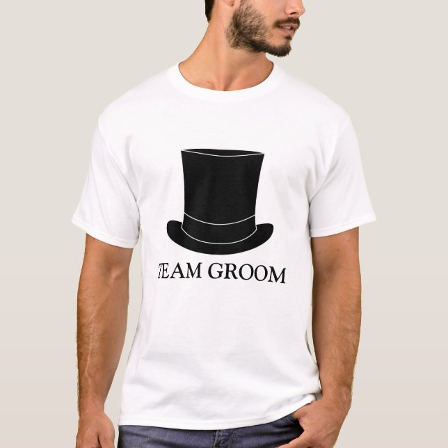 T-shirt de toilettage pour groomsmans (Devant)
