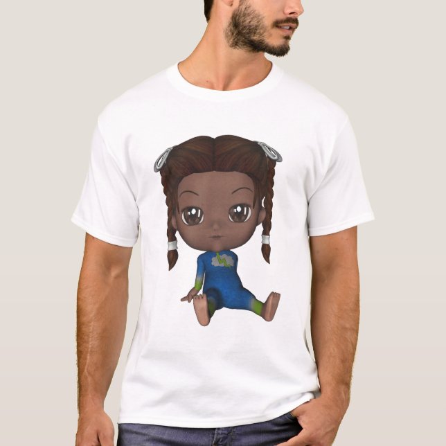 T-shirt de Toon Chibi de bébé (Devant)