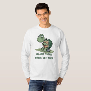 T-shirt de tortue de dessin animé