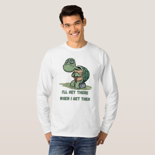 T-shirt de tortue de dessin animé (Devant entier)