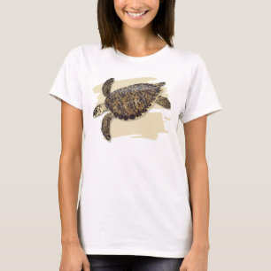T-shirt de tortue de mer de Hawksbill
