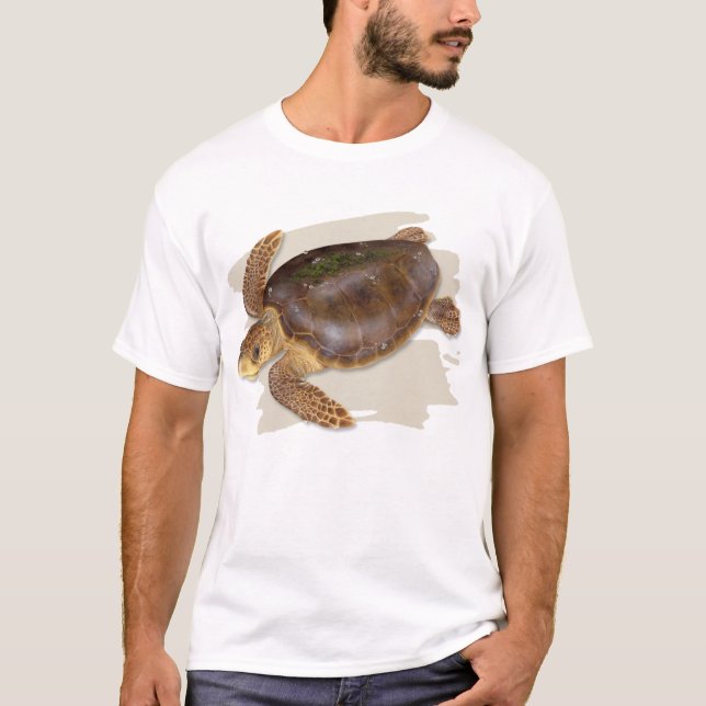 T-shirt de tortue de mer d'imbécile (Devant)