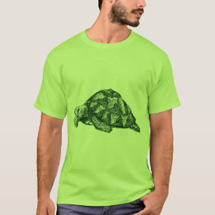 T-shirt de tortue verte