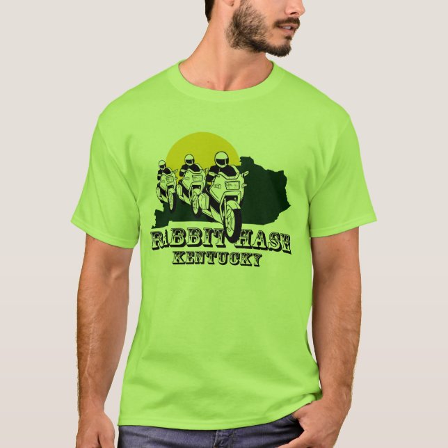 T-shirt de tour de gâchis de lapin (Devant)