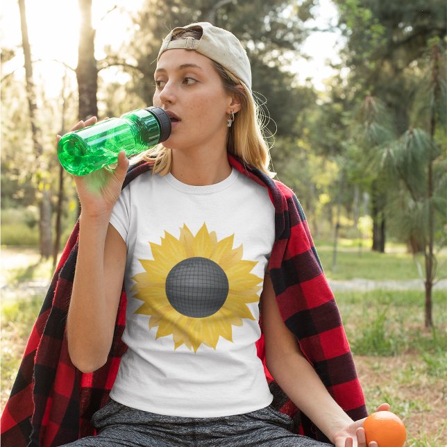 T-shirt de tournesol jaune vif (Créateur téléchargé)