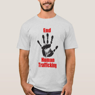T-shirt de trafic humain d'activiste de