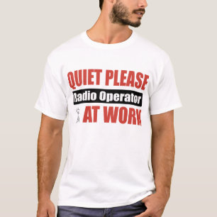 T-shirt De tranquillité opérateur radio svp au travail