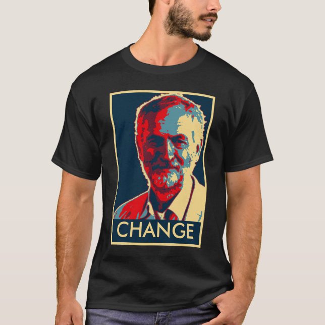 T-shirt de travail de défenseurs de Corbyn (Devant)