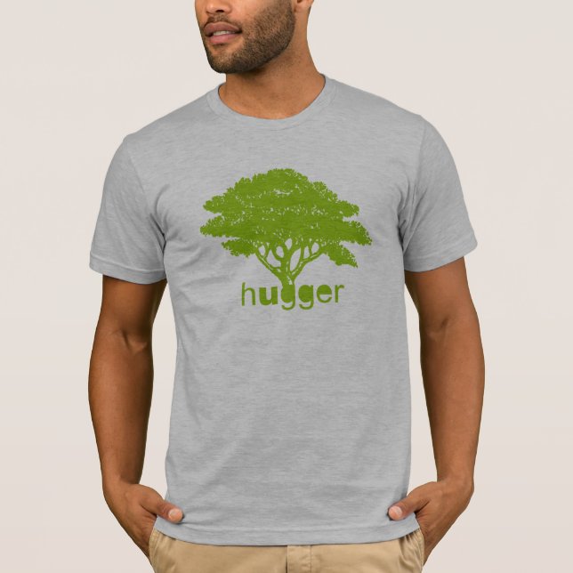 T-shirt de Tre Hugger/T-shirt de jour de la terre (Devant)