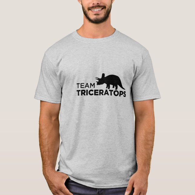 T-shirt de Triceratops d'équipe (Devant)