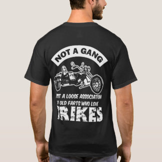T-shirt de tricycle - pas une bande a imprimé