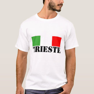 T-shirt de Trieste il petto de drapeau