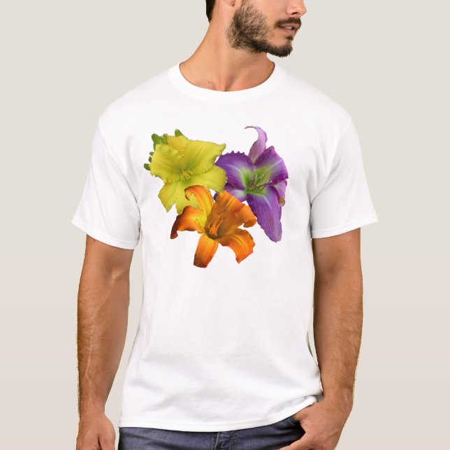 T-shirt de trio de Daylily (Devant)