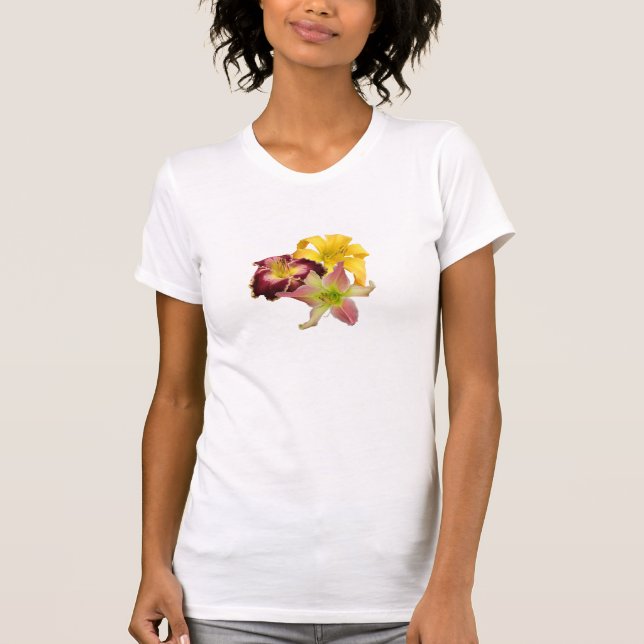 T-shirt de trio de Daylily (Devant)