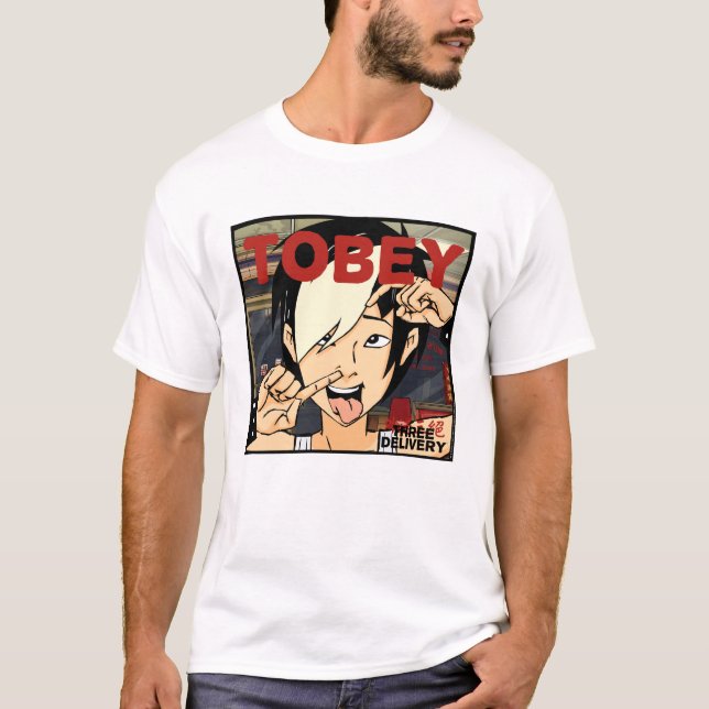 T-shirt de trois Delivery™ Tobey (Devant)