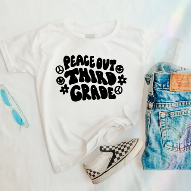 T-shirt de troisième année pour la paix des enfant (Créateur téléchargé)