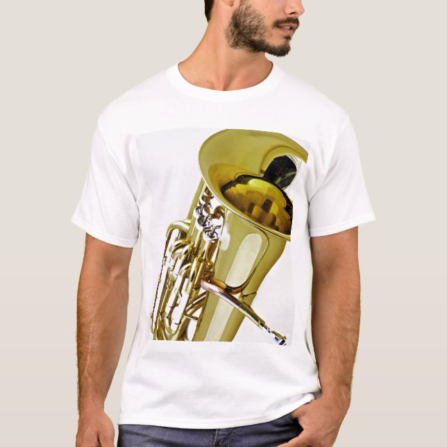 T-shirt de tuba prêt à customiser avec vos mots (Devant)