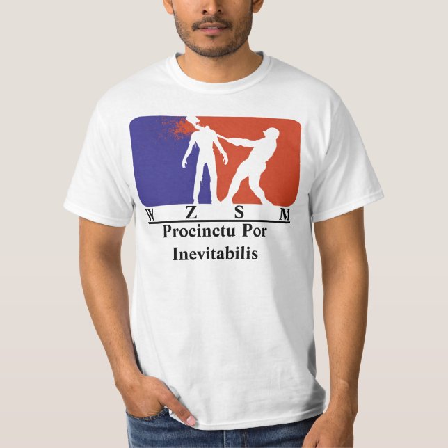 T-shirt de tueur de zombi de ligue (Devant)
