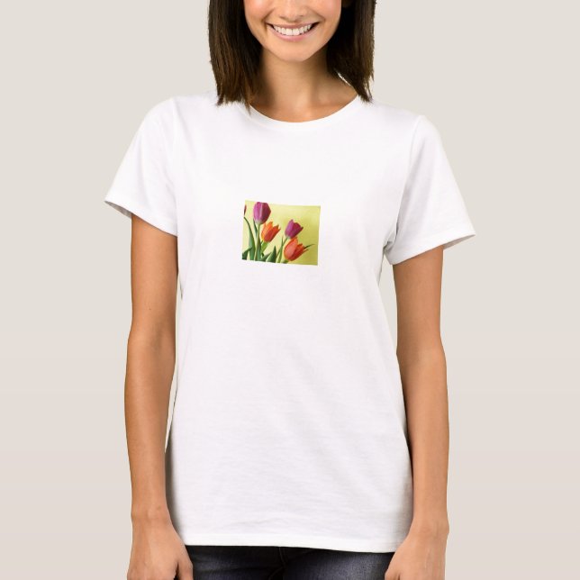 T-shirt de tulipe (Devant)