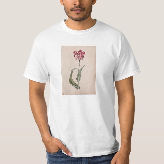 T-shirt de tulipe de Judith Leyster (Devant)