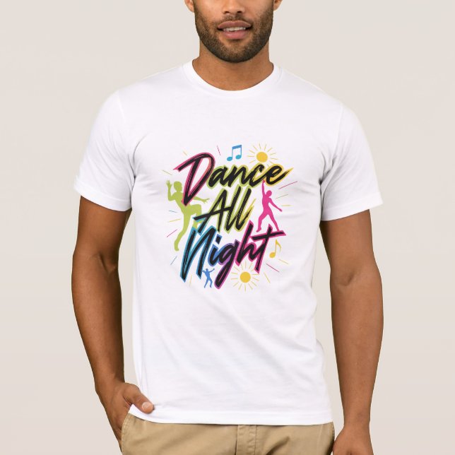 T-shirt de typographie amateur de danse unique pou (Devant)