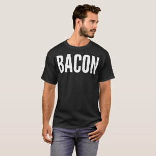 T-shirt de typographie de lard
