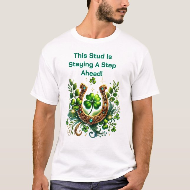 T-shirt de typographie irlandaise (Devant)