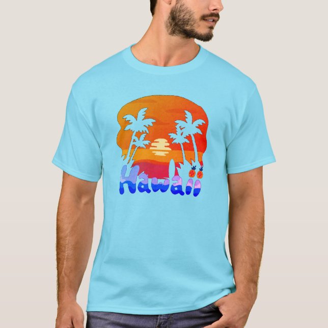 T-Shirt de vacances à Hawaï (Devant)
