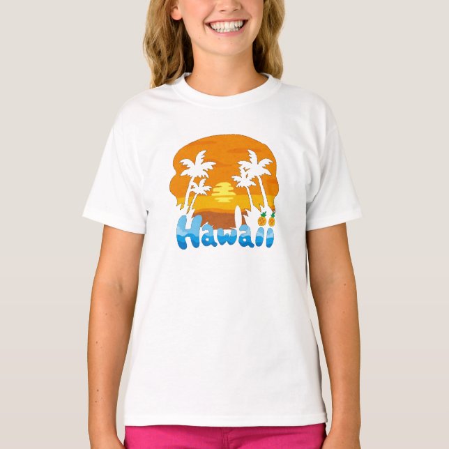 T-Shirt de vacances à Hawaï (Devant)