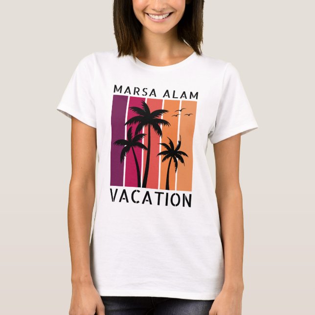 T-Shirt de vacances à Marsa Alam (Devant)