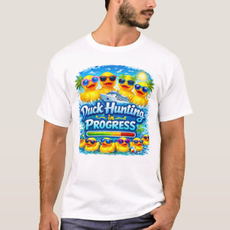 T-shirt de vacances de croisière amusante de chass