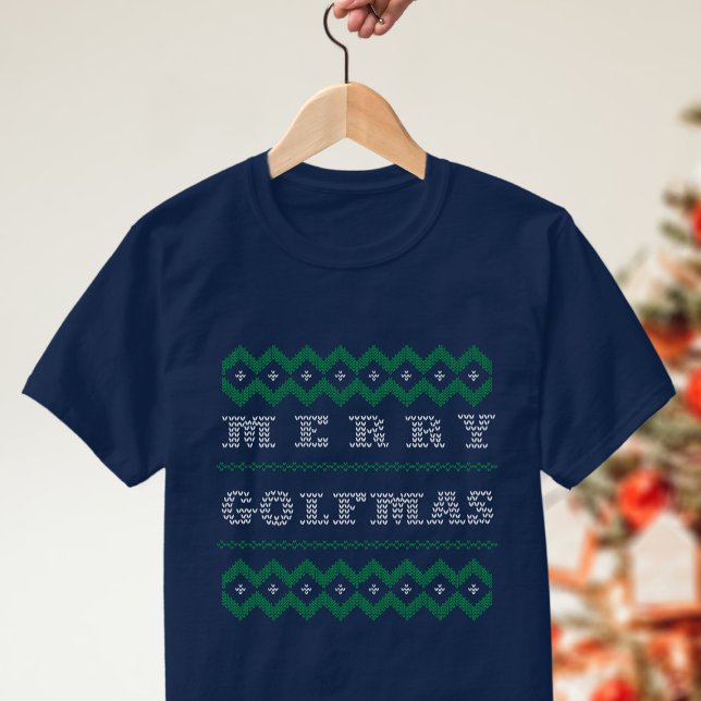 T-shirt de vacances de thème de golf Joyeux Golfma (Merry Golfmas! Perfect shirt to wear during the festive season)