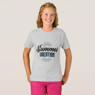 T-shirt de vacances d'été ensoleillées pour filles