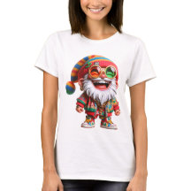T-shirt de vacances pour femmes Ho-Ho-Ho-Ho Hippie