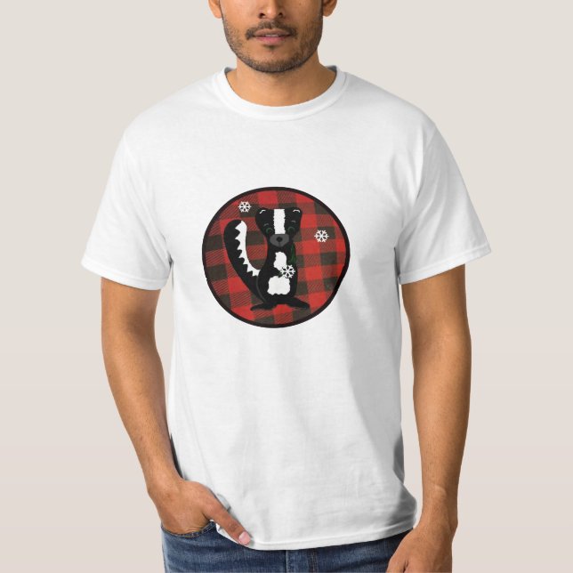 T-shirt de vacances pour la peau de Buffalo Check  (Devant)