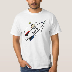 T-shirt de valeur, bande dessinée d'homme de