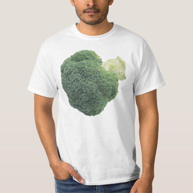 T-shirt de valeur de brocoli (Devant)
