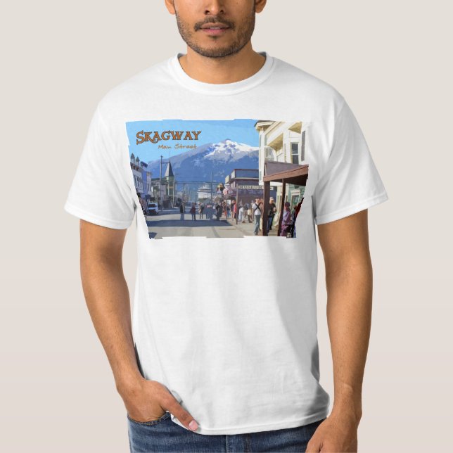 T-shirt de valeur de Skagway (Devant)