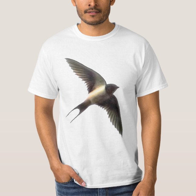 T-shirt de valeur d'hirondelle (Devant)