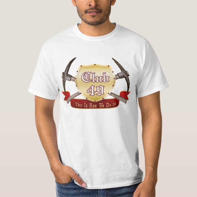 T-shirt de valeur du club 49 (Devant)