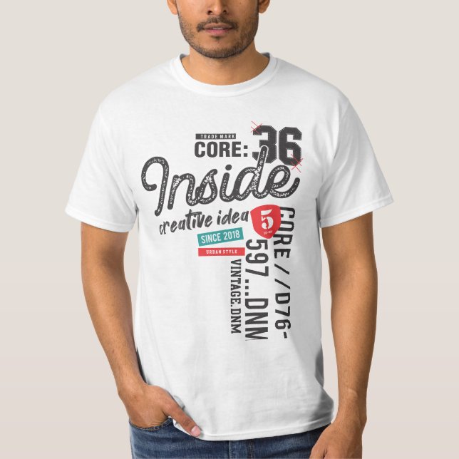 T-shirt de valeur pour hommes (Devant)