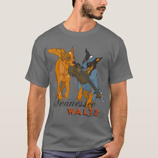 T-shirt de valse du Tennessee de chiens (Devant)