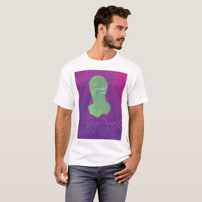 T-shirt de Vaporwave (Devant entier)