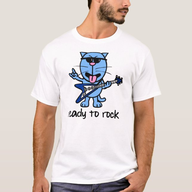T-shirt de vedette du rock de Catt (Devant)