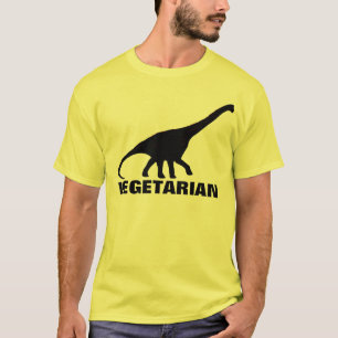 T-shirt de VÉGÉTARIEN de dinosaure