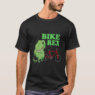 T-shirt de vélo de montagne T-rex mignon dinosaure
